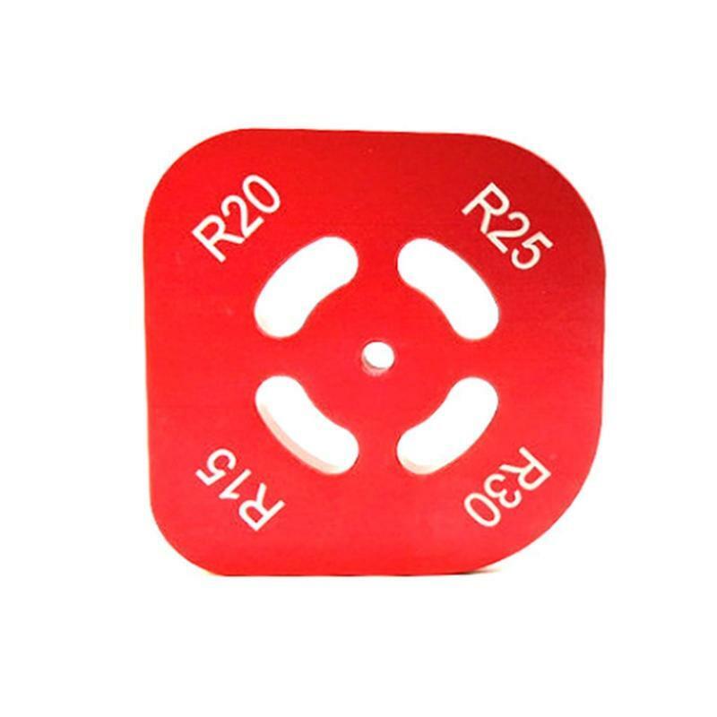 2 Piece Semi-Round Corner Radius Quick Jig R Angle Locator Aluminium Alloy