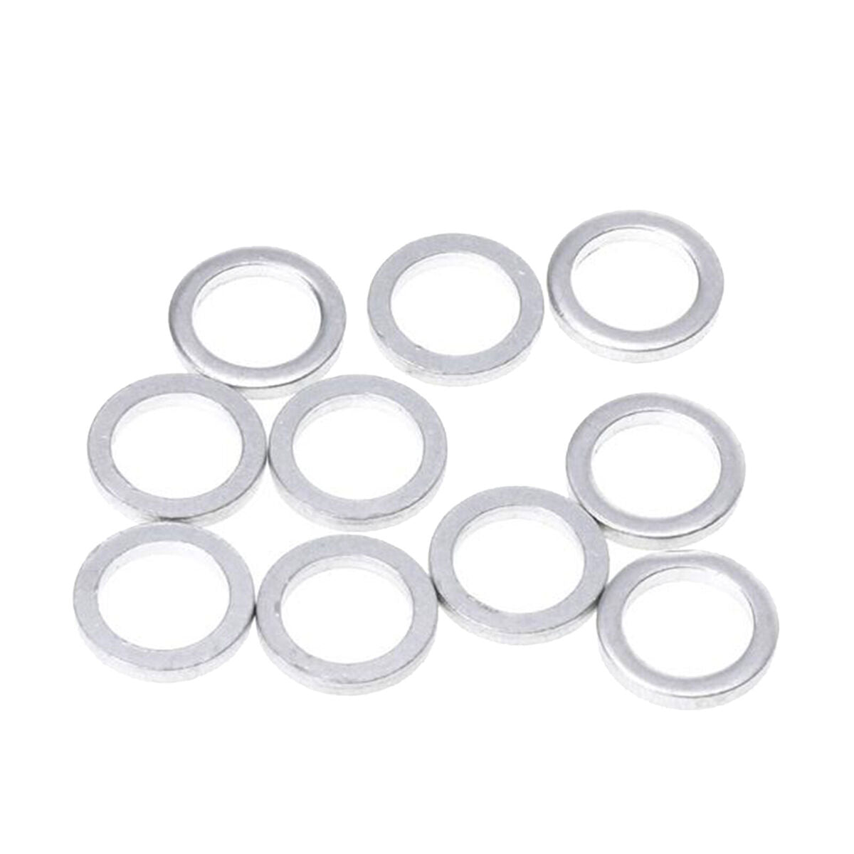 10Pcs  Aluminum Chainring Bolt Spacer Washer Gasket Ring 1mm Thick