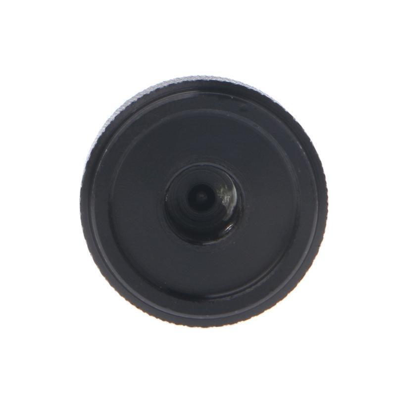 0.24" Dia Black Aluminum Rotary Control Potentiometer Knob 20mm x 16mm LW