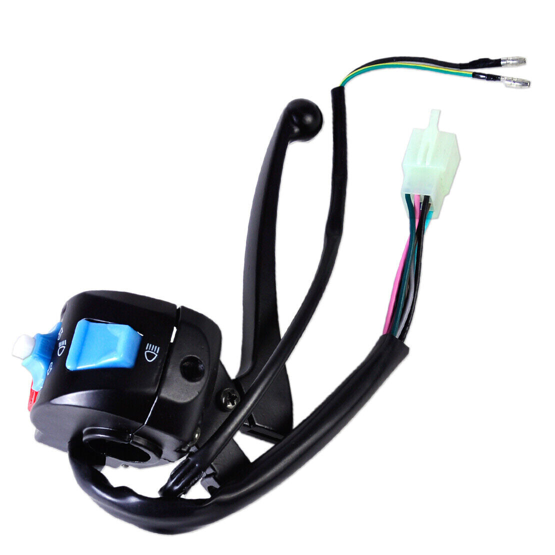 7/8" Left Handlebar Headlight Turn Signal Light Switch fr Motorcycle Scooter Li