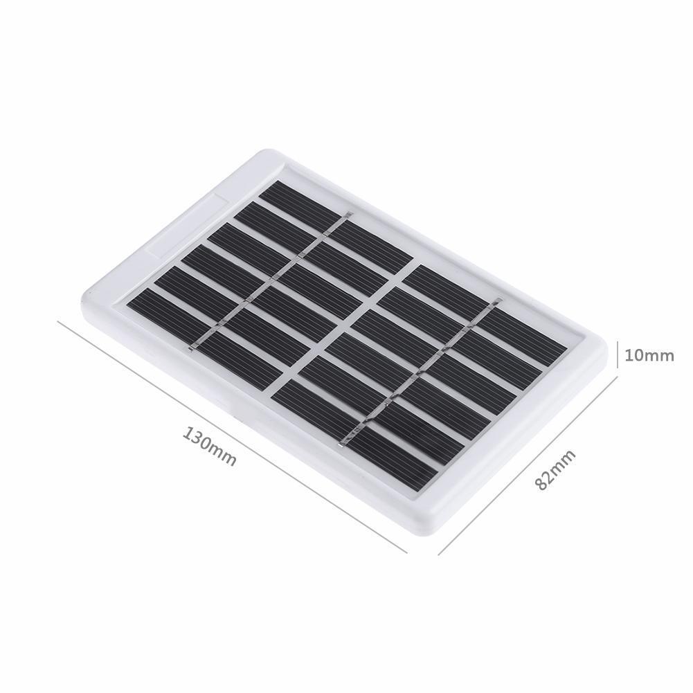 6V 1.2W Solar Panel Polycrystalline DC Interface Plug Cell Battery Charger