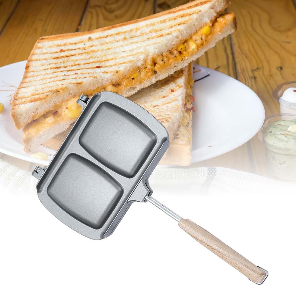Bread Toast Maker with Heat Resistant Handles for Indoors and Outdoors