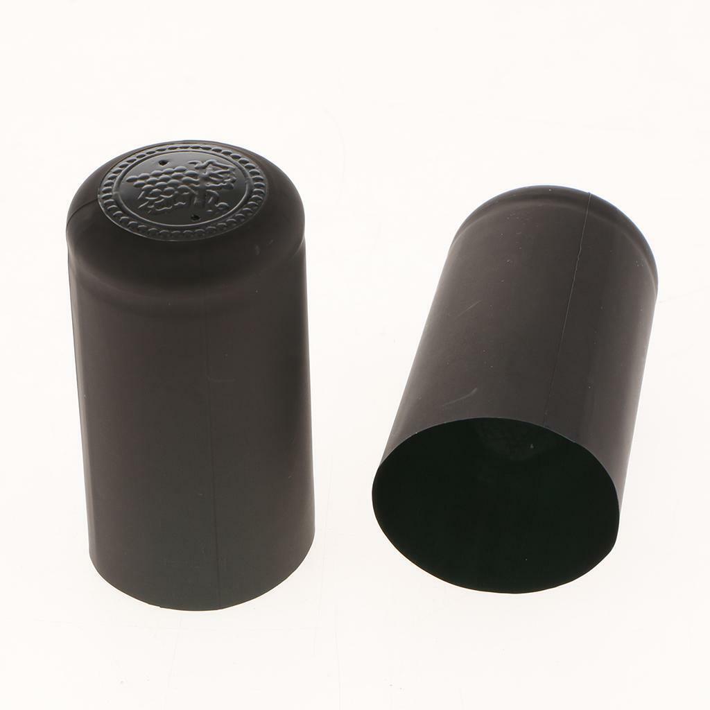 300 Pieces PVC Shrink  100 Count Heat Shrink Caps Sleeves Covers Perfect