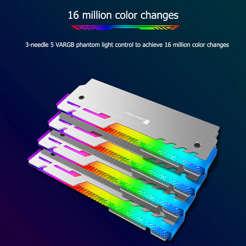 JONSBO NC-3 2pcs RAM Heatsink Radiator A-RGB Memory Heat Dissipation Cooler