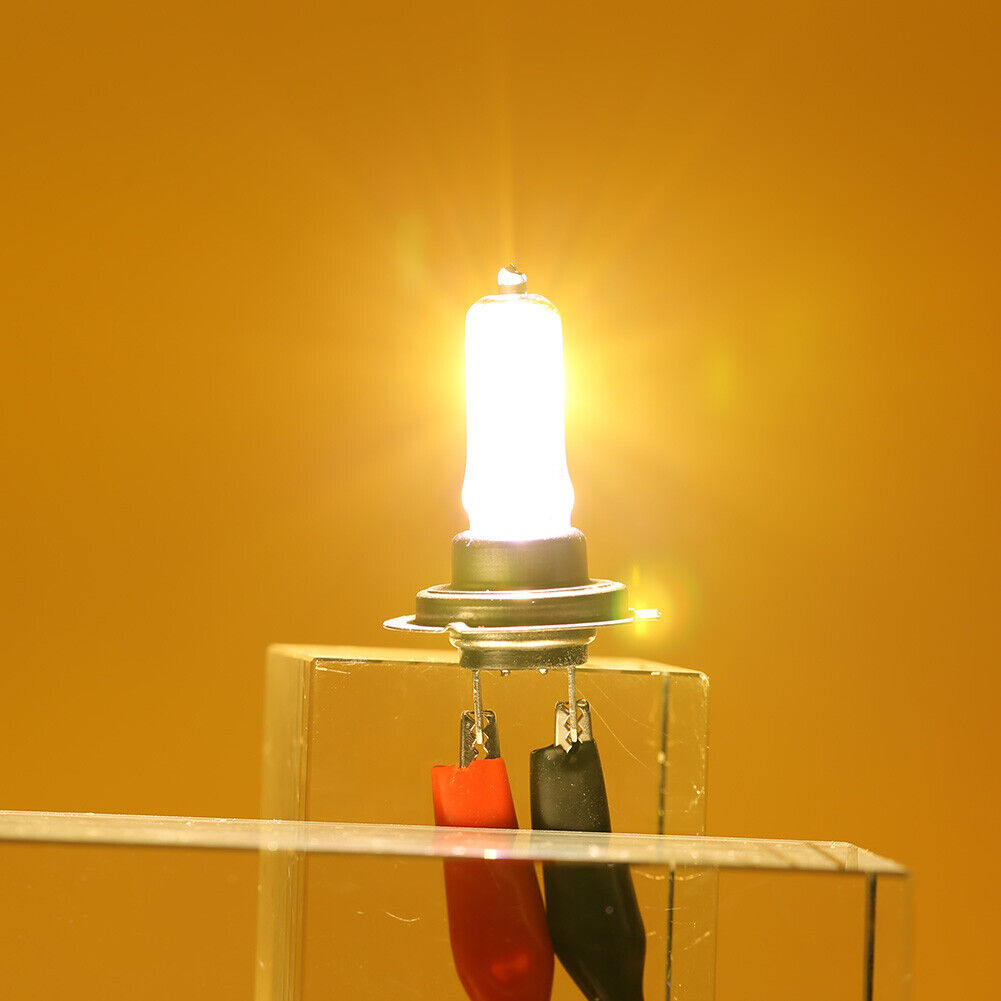 H7 Yellow Halogen Bulb 12V 55W 3000K for Car Headlight Auto Fog Light Lamp