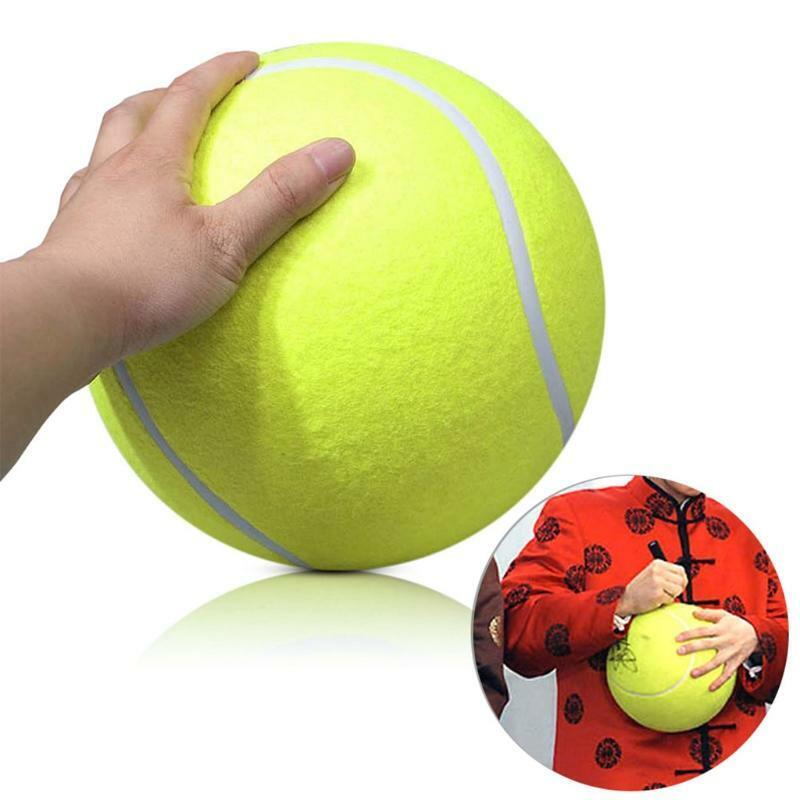 8In Tennis Chew Balls for Dogs Interactive Bouncy Ball Squeak Chewer for Playing