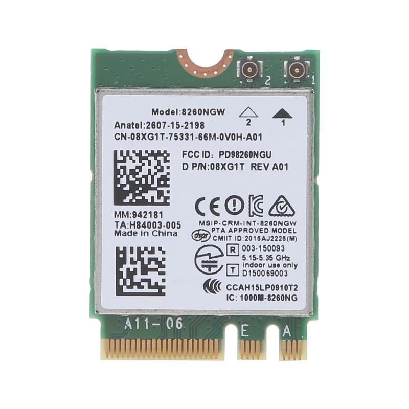 8260NGW Dual Band Bluetooth-compatible Wireless 8260 BT4.2 2.4G/5G 867Mbps