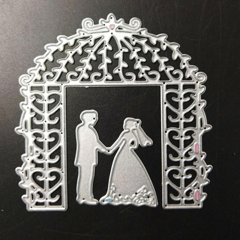 Wedding Metal Cutting Dies Stencil DIY Scrapbook Album Paper Card Template Mold