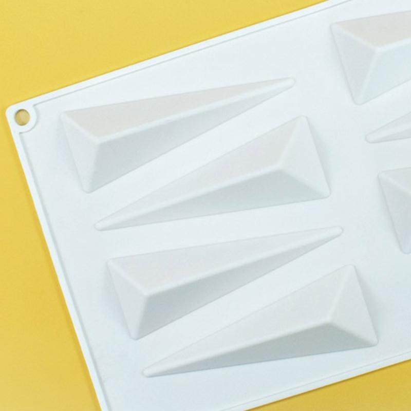 Triangular Diamond Shape Mold Craft Cake Chocolate Clay Soap Decorating Gift