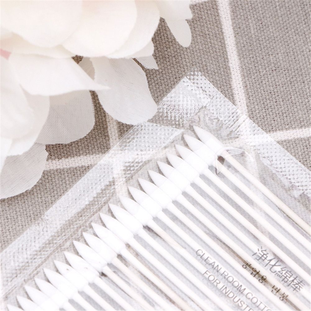 Speaker Dust Free Cleanroon Use Cotton Disposable Stick Cleaning Swab Tool