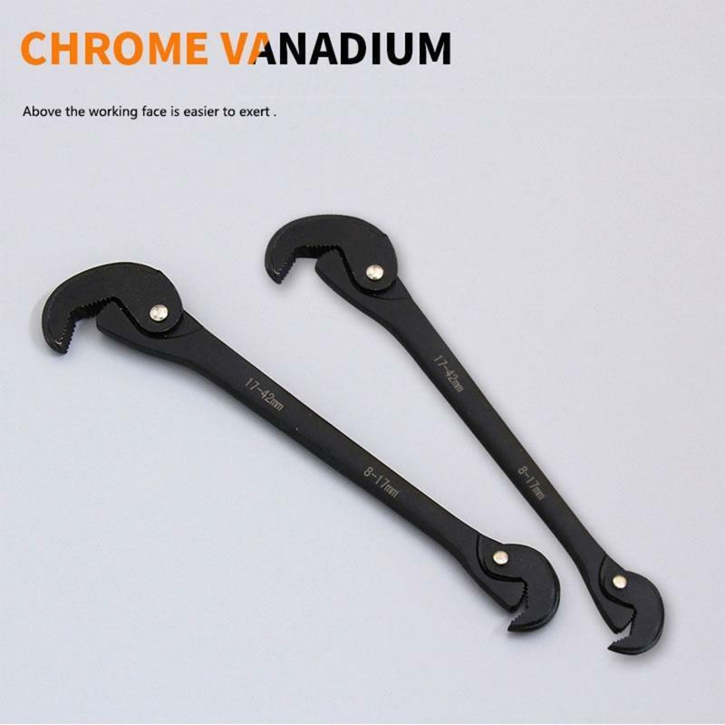 Multifunctional High-carbon Steel Ratcheting Wrench with Spring for 8-42mm Screw