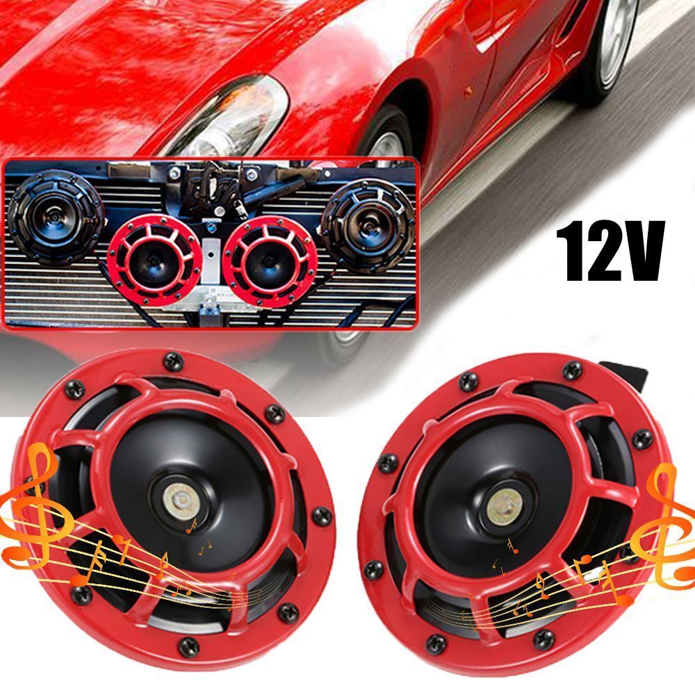 Super Loud Car Low Hight Horn Speaker Motorcycle Siren Dual Tone Car Air Horn