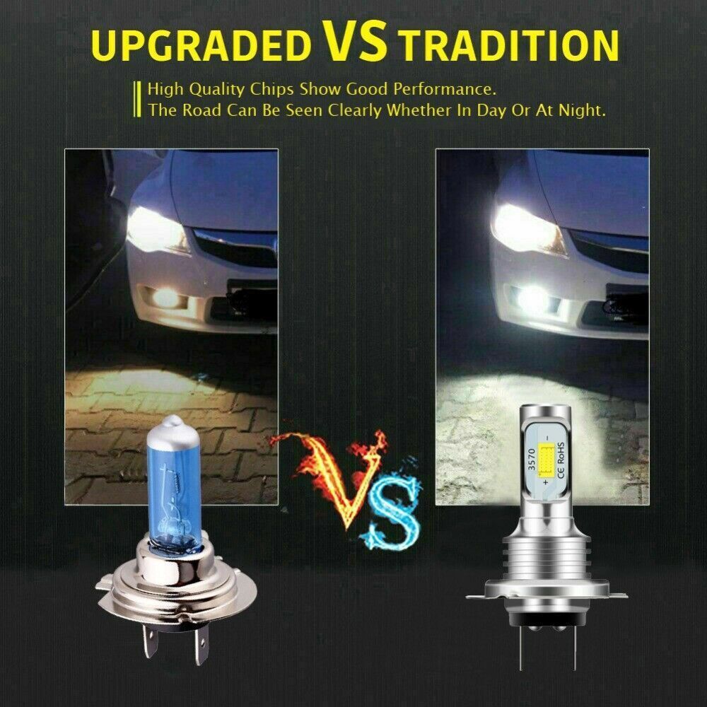 Driving Bulb Car Bulbs Beam Fog Light Auto Accessories H7 LED Headlight