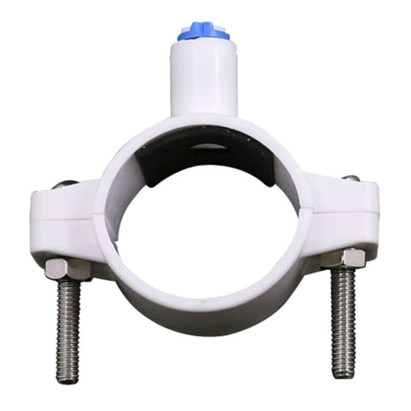 Pipe Fittings RO Water 40mm Drain Waste Water Pipe Clamp Saddle Clips 1/4" Hose