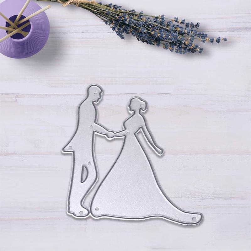 Lovers Metal Cutting Dies Stencil DIY Scrapbook Album Paper Card Template Mold