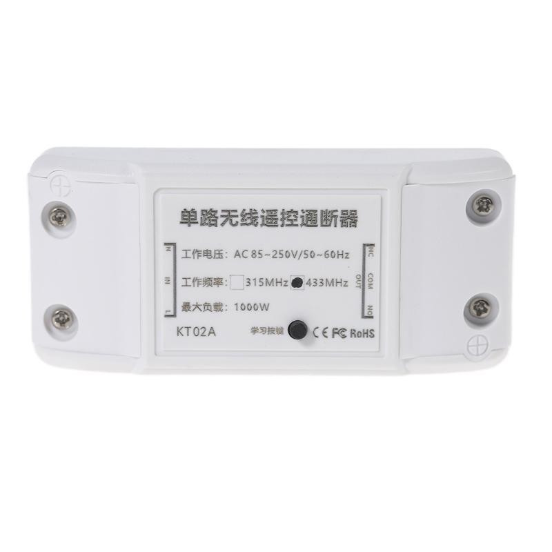 50 meters Receiving Distance Wireless 2 Channels Remote Control Switchs