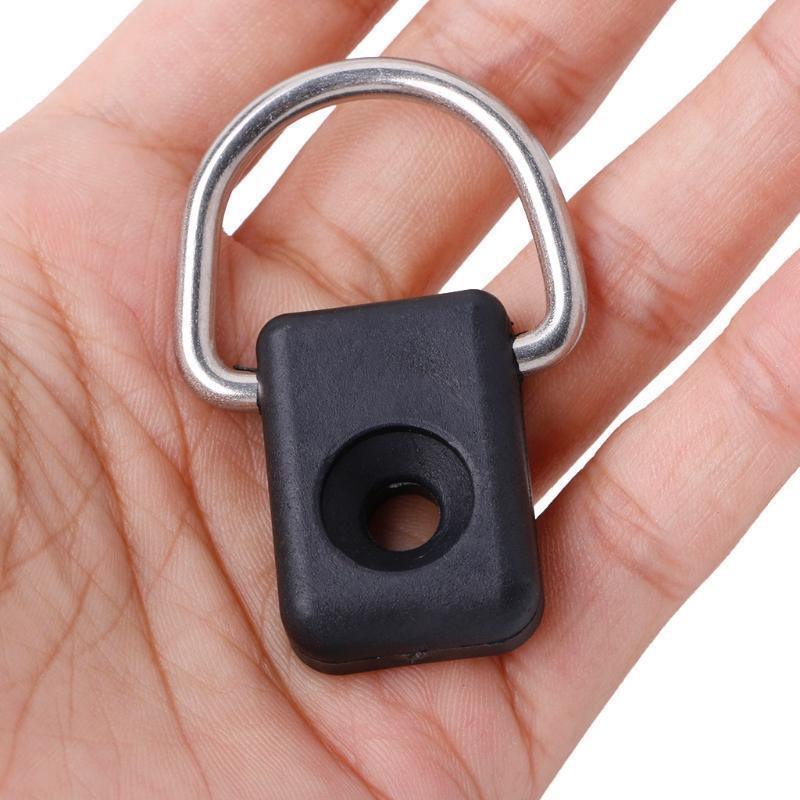 10Pcs Canoe Kayak D Ring Out Fitting Fishing Rigging Bungee Screws Kit Accessory