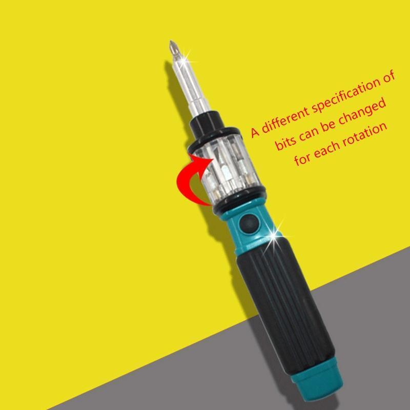 Ratchet Screwdriver Screwdriver Set with Multi Bits Retractable Screwdriver Rod