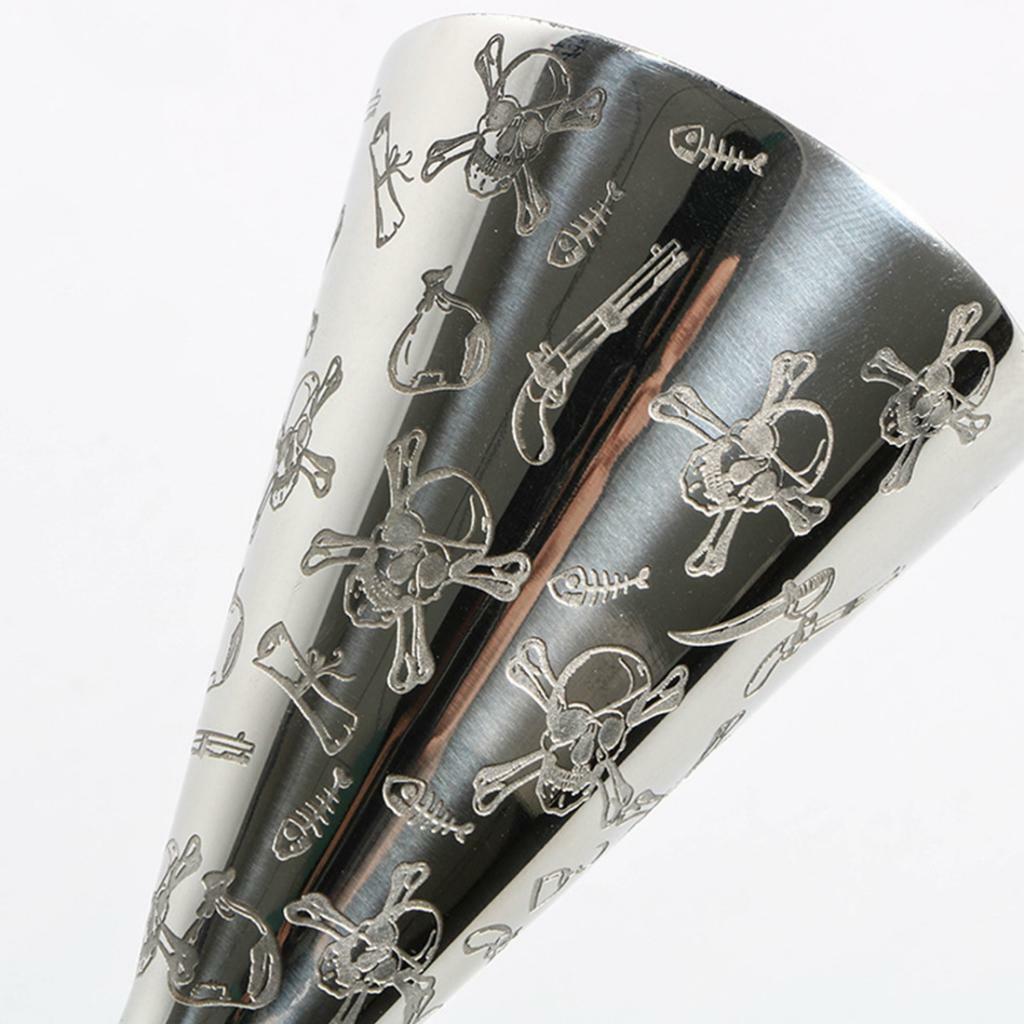 Cocktail Jigger Tool Liquor Mixer Measure Double Cup Stainless Steel 1oz/2oz