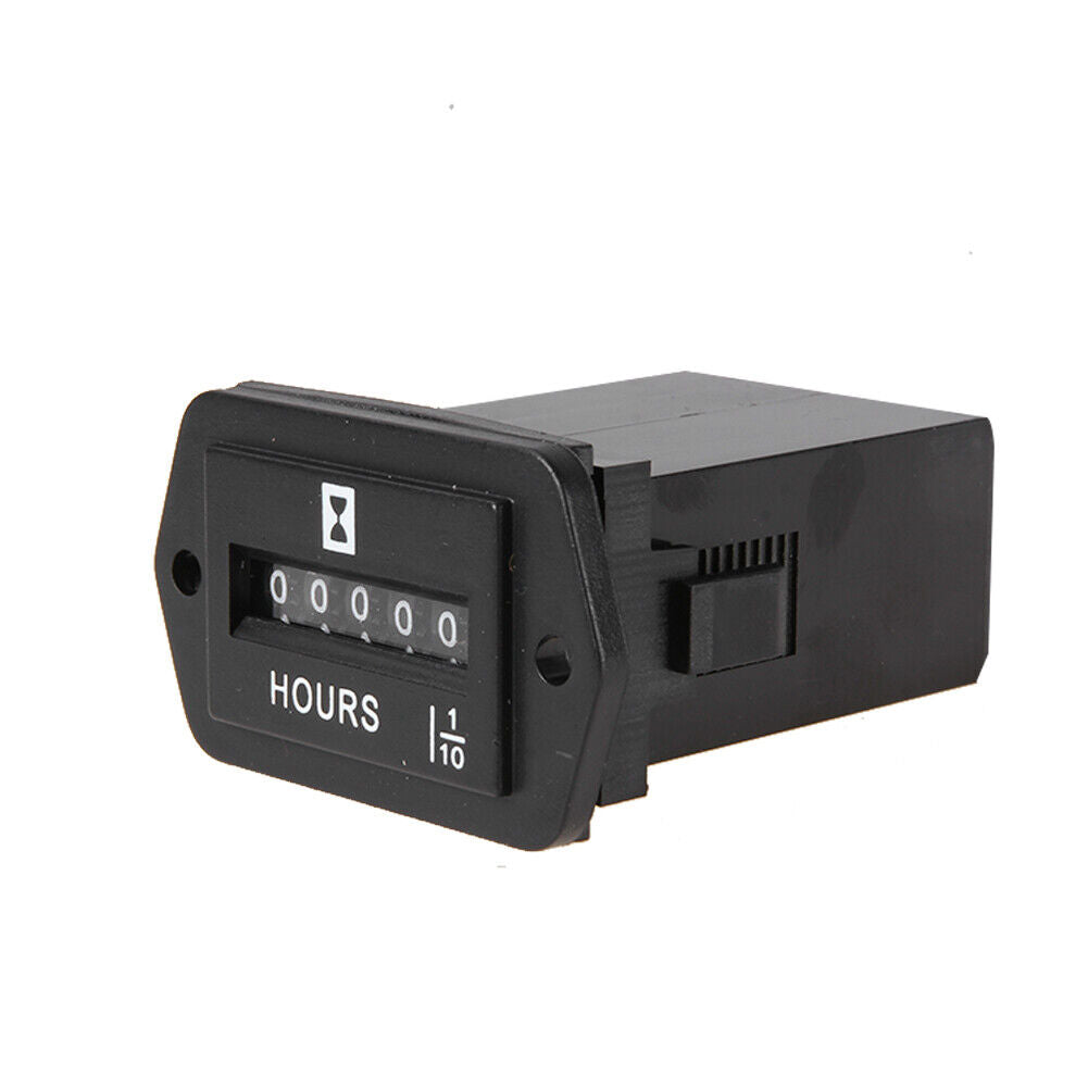 DC 6V-80V Hour Meter Hourmeter Gauge for Boat Car Truck Engine Rhombus
