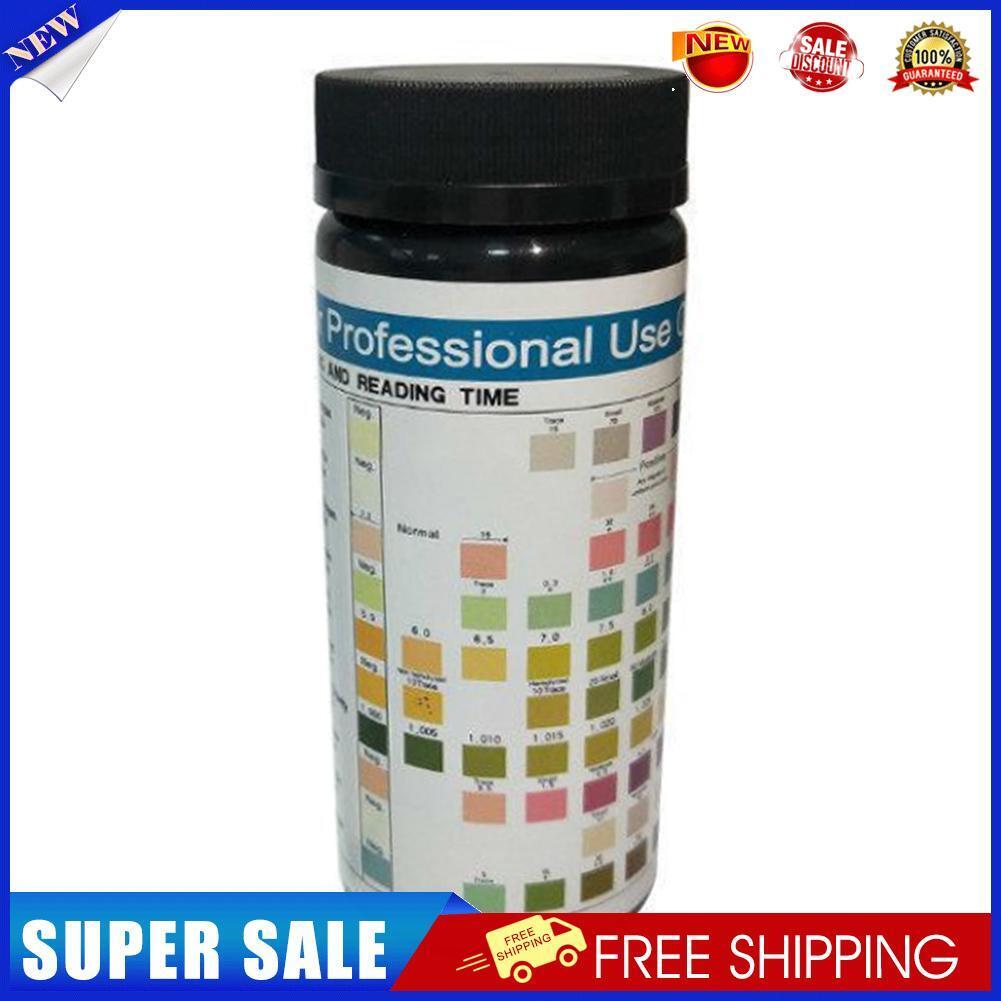 100x URS-10T Swimming Pool Test Paper Hot Tub Urine Acid Alkali Test Strip