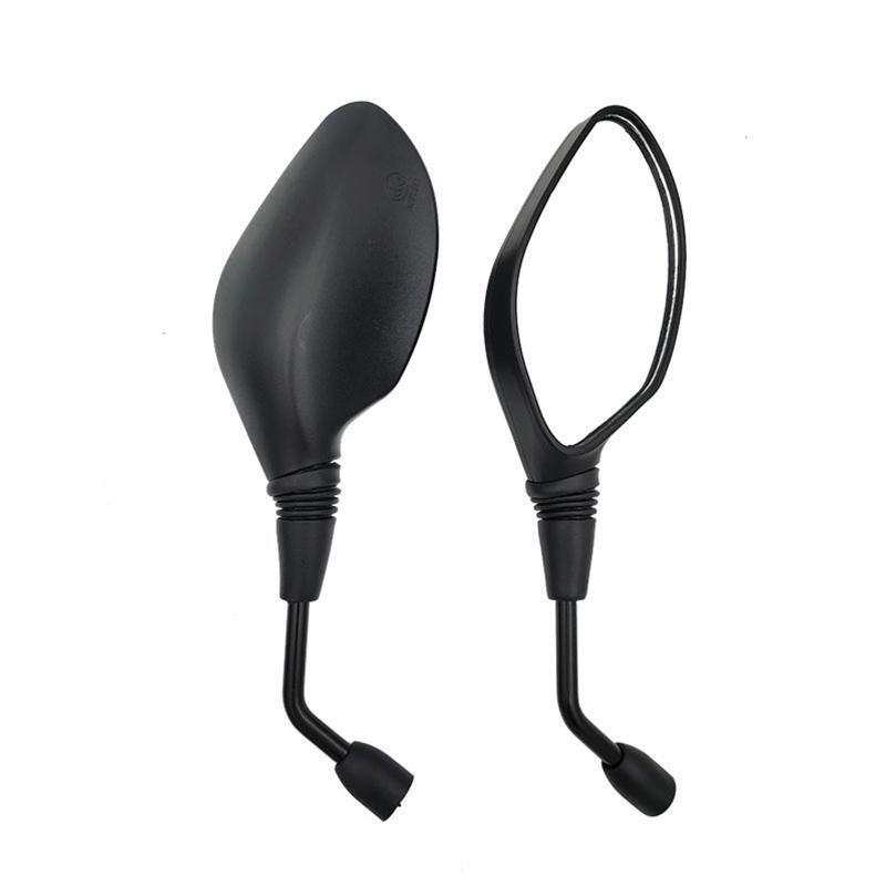 1 Pair Adjustable Rearview Mirrors Set Revesing Mirror Handle Bar End Motorcycle