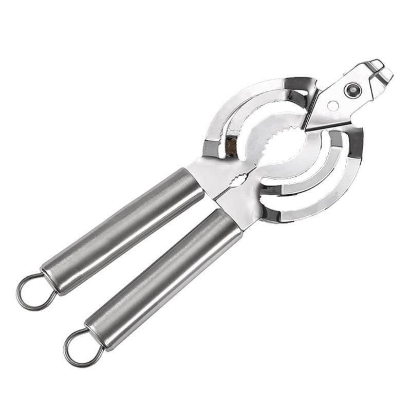 Handheld Can Opener Tin Openers Manual Smooth Edge Tin Opener Stainless Steel