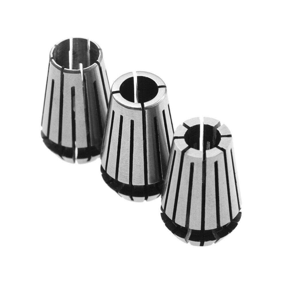 11Pcs 1mm-10mm 1/8" ER16 Precision Collet Chuck Set For CNC Milling Lathe Tool