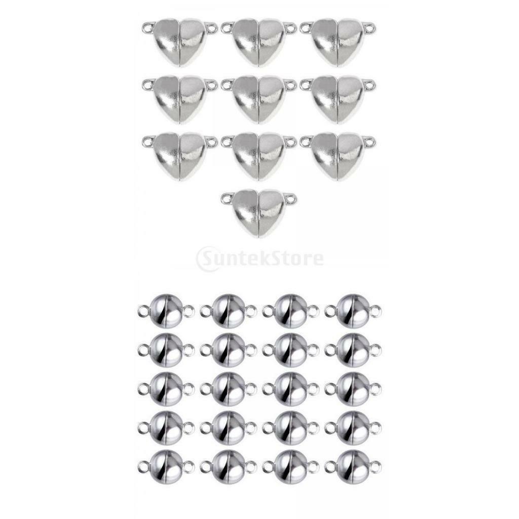 2 Bags  Magnetic Clasp Closures Necklace Jewelry Making Accessories