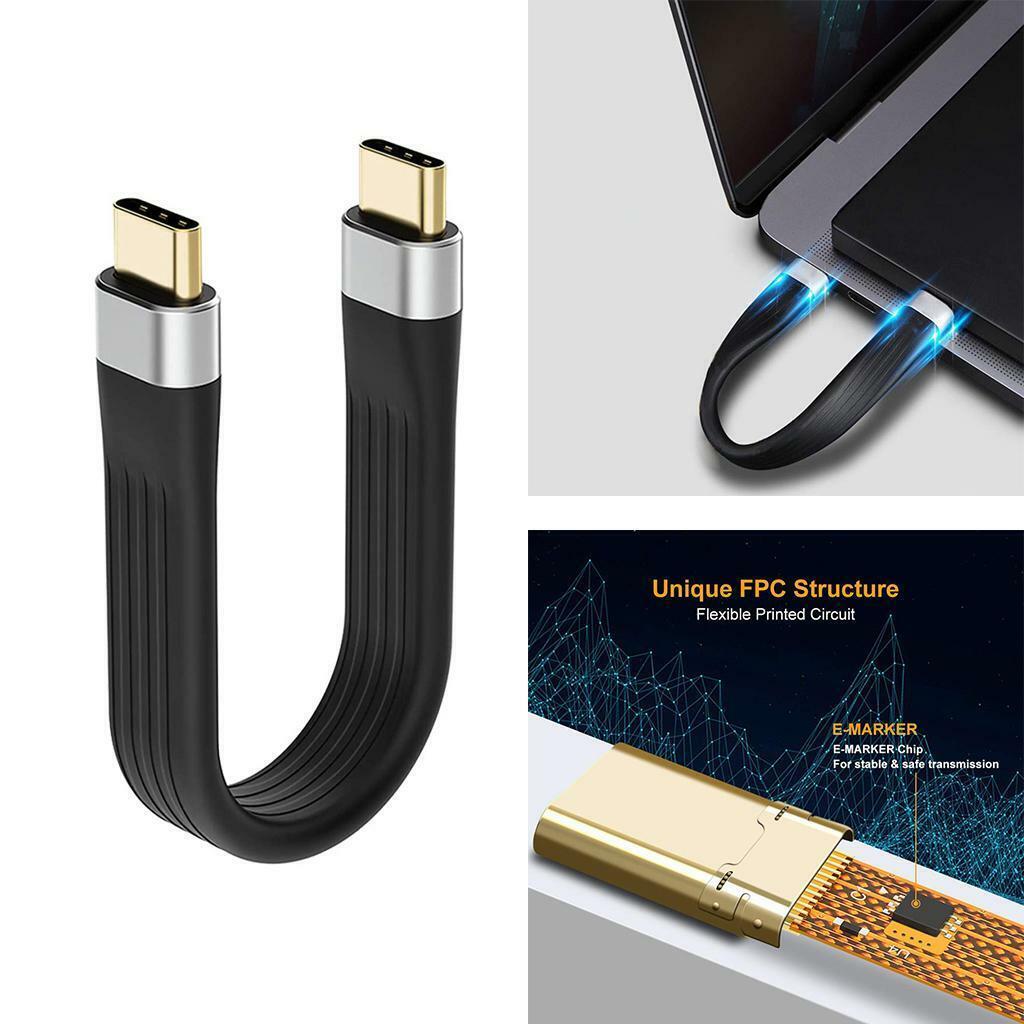 Short  to  3. 2 Cable Fast Charging with  Delivery Black