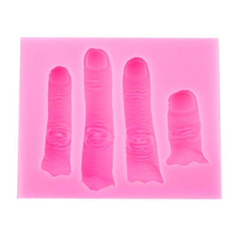 Simulation of Broken Fingers Shape Chocolate Candy Molds Craft DIY Mold Home