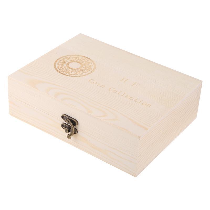 30pc Commemorative Coin Cover Protector Holder Storage Box for