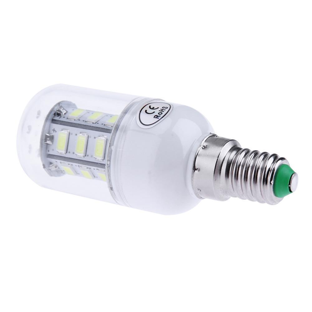 Smart IC 220V-240V E14 LED SMD 5730 LED Lamp Corn Bulb White Light(24SMD)