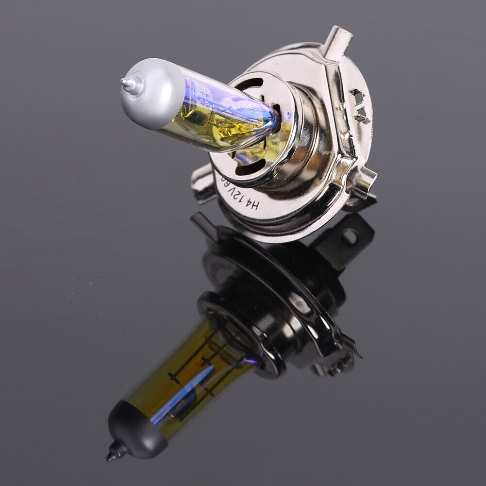 H4 Yellow Halogen Bulb 12V 60/55W 3000K for Car Headlight Fog Light Lamp