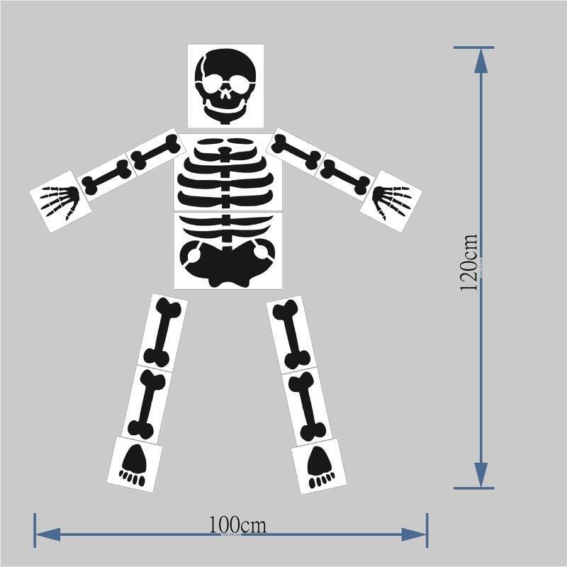 Halloween Plastic Painting Template Set Painting on Wood Wall Festival Card