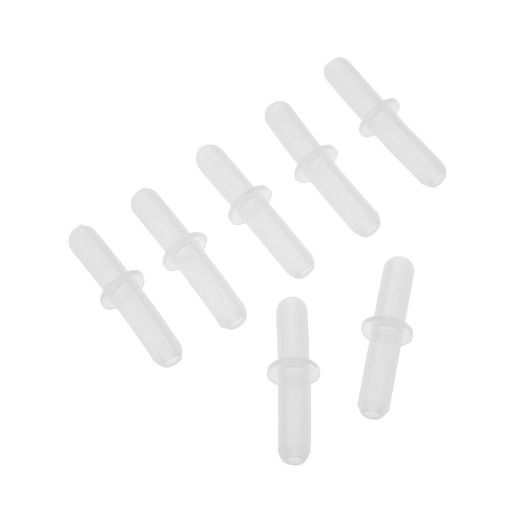 100XStraight Plastic Air Line Tubing Joint Connectors Aquarium Fish Tank 2-Way