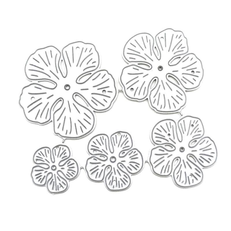 Flower Petals Metal Cutting Dies Stencil DIY Scrapbooking Album Paper Template