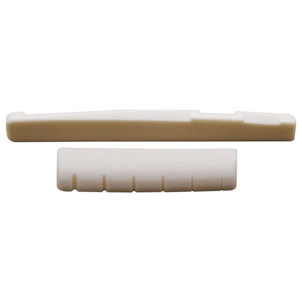 Easy To Install Acoustic Guitar Parts Bridge Pins & Nut & Saddle Plastic