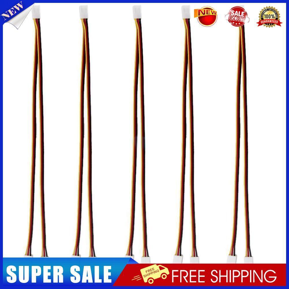 5Pcs 12V 3 Pin Female to 2/3 Pin Male PC Fan Power Splitter Extension Cable