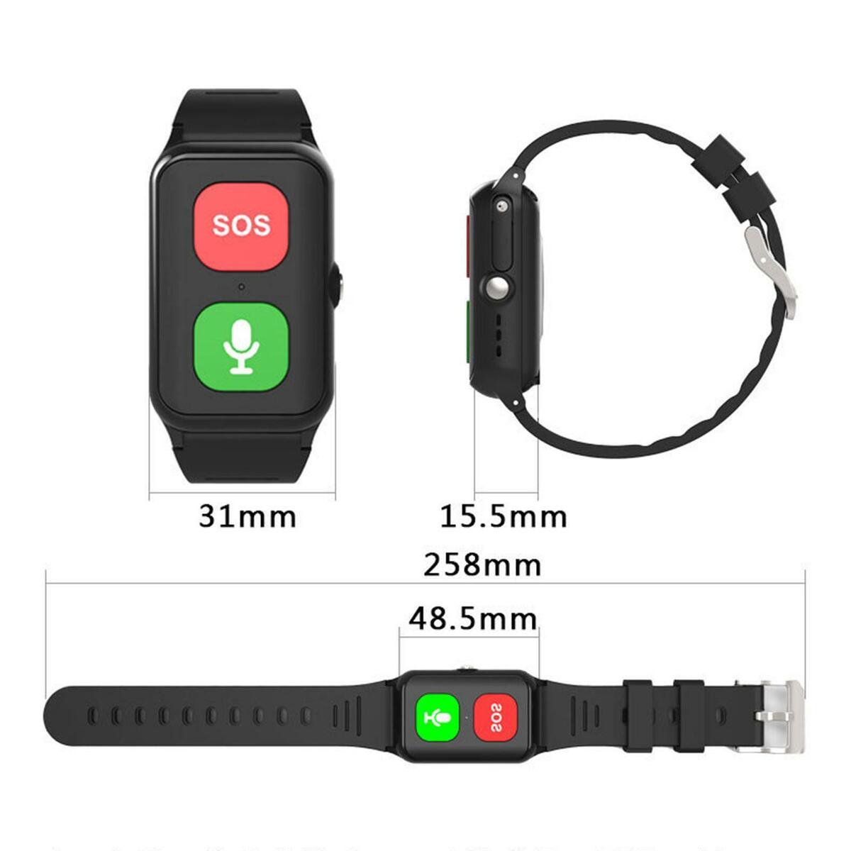 Elderly SOS Bracelet   Positioning  Smartwatch for Old People