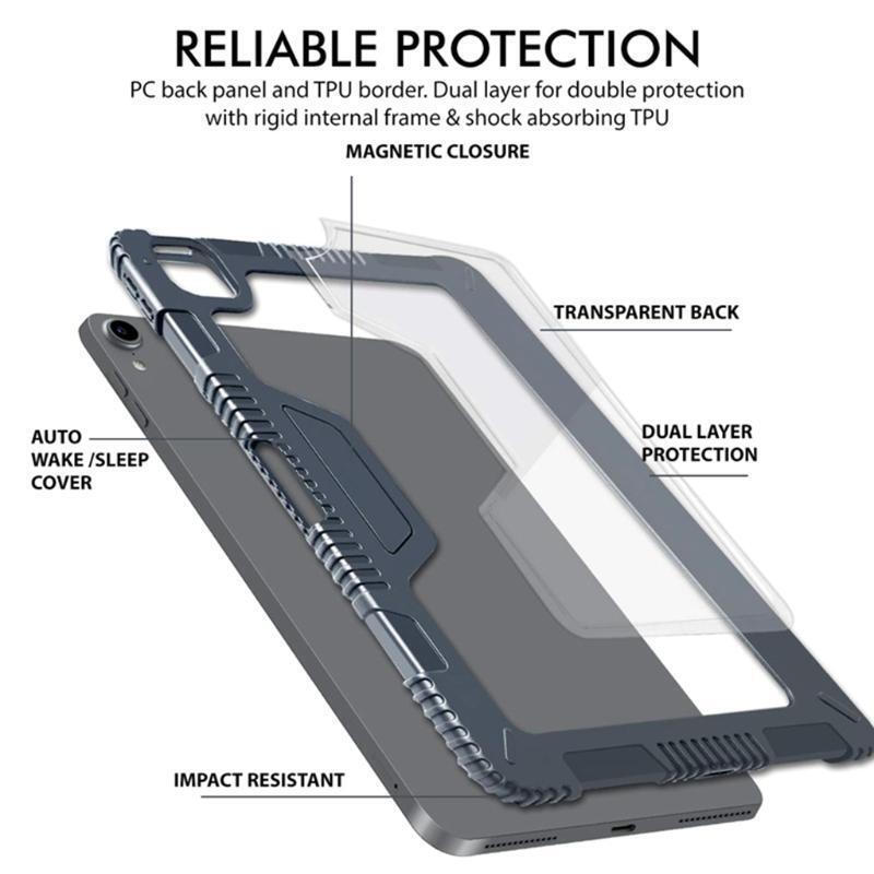 Pad Anti-Drop Airbag Bumper Case Compatible with iPad Mini 6 5 4 Tablet Clear