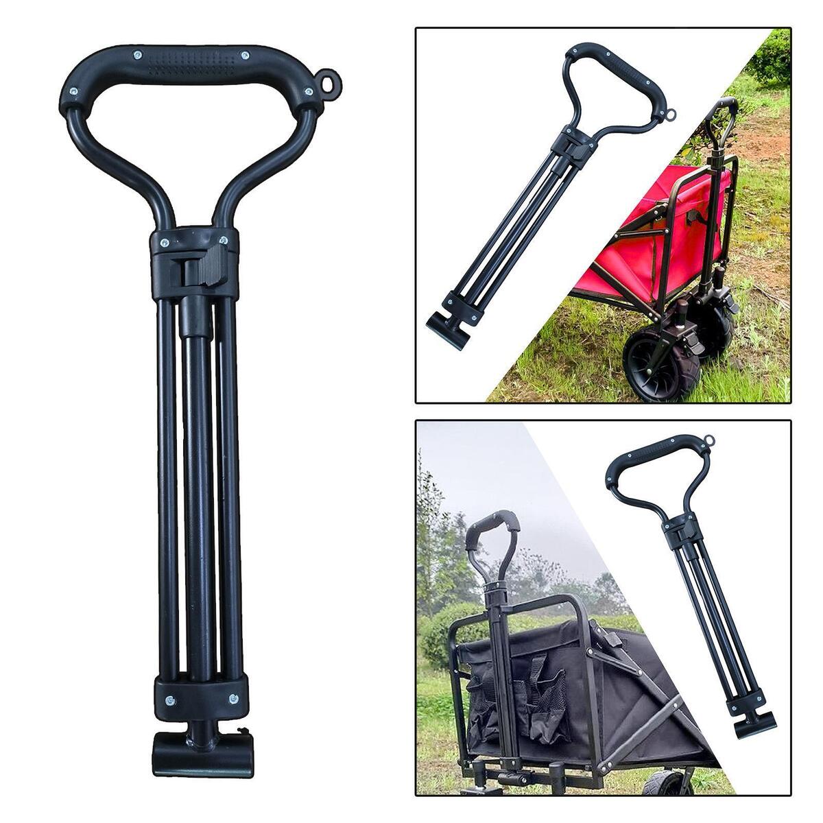 Pull Handle Replacement for Collapsible Wagon Cart Shopping Cart Outdoor
