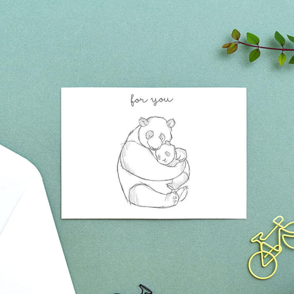 Hand-painted Animal Transparent Stamps Silicone Seal DIY Card Making Crafts