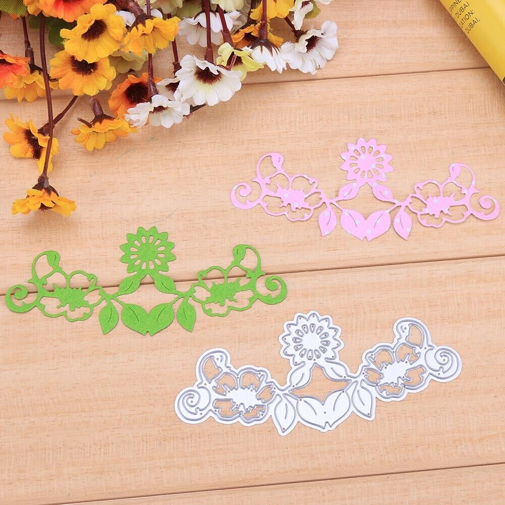 Flower Vine DIY Craft Cutting Dies Stencils Scrapbook Embossing Album Cards