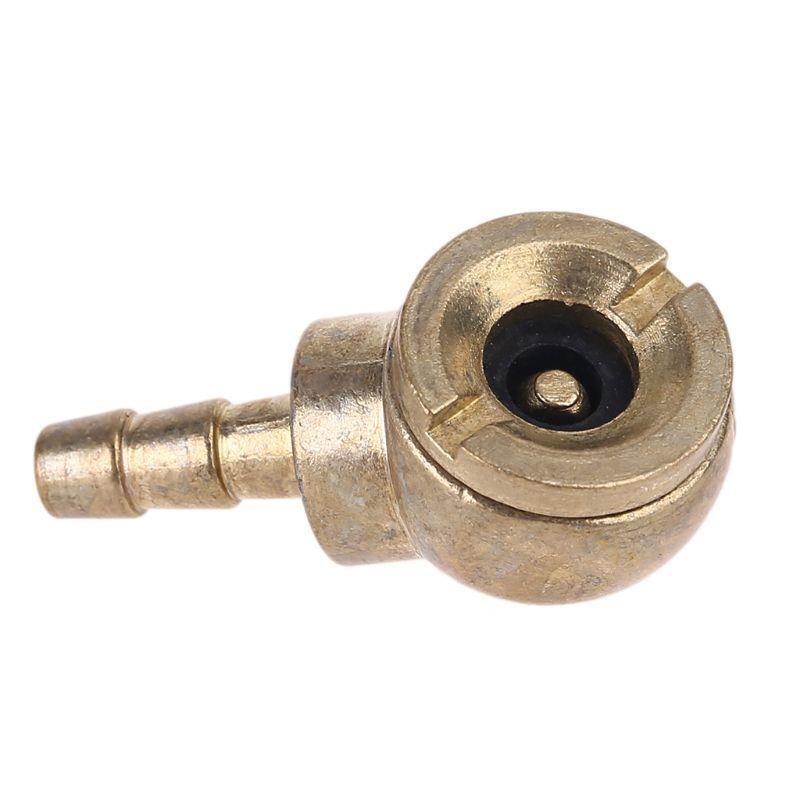 Air Chuck 1/4" Heavy Duty Tire Chuck with Clip for Inflator Gauge Air Compressor