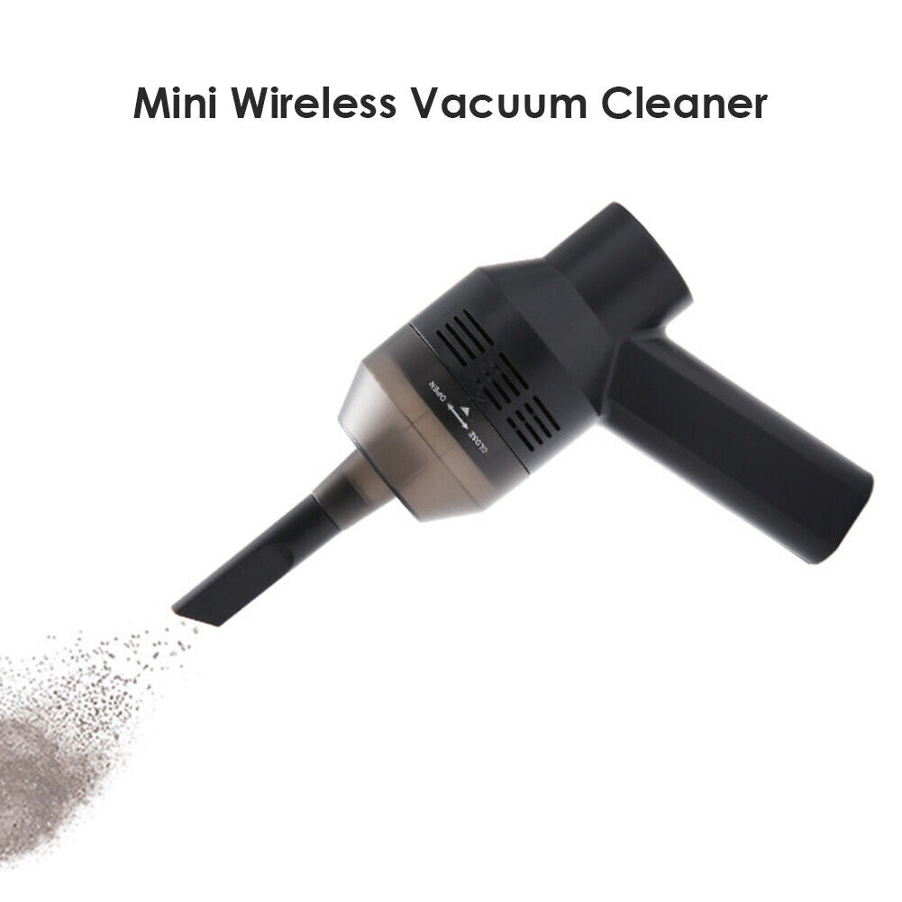Mini Handheld Vacuum Cleaner Battery Powered PC Keyboard Car Dust Remover