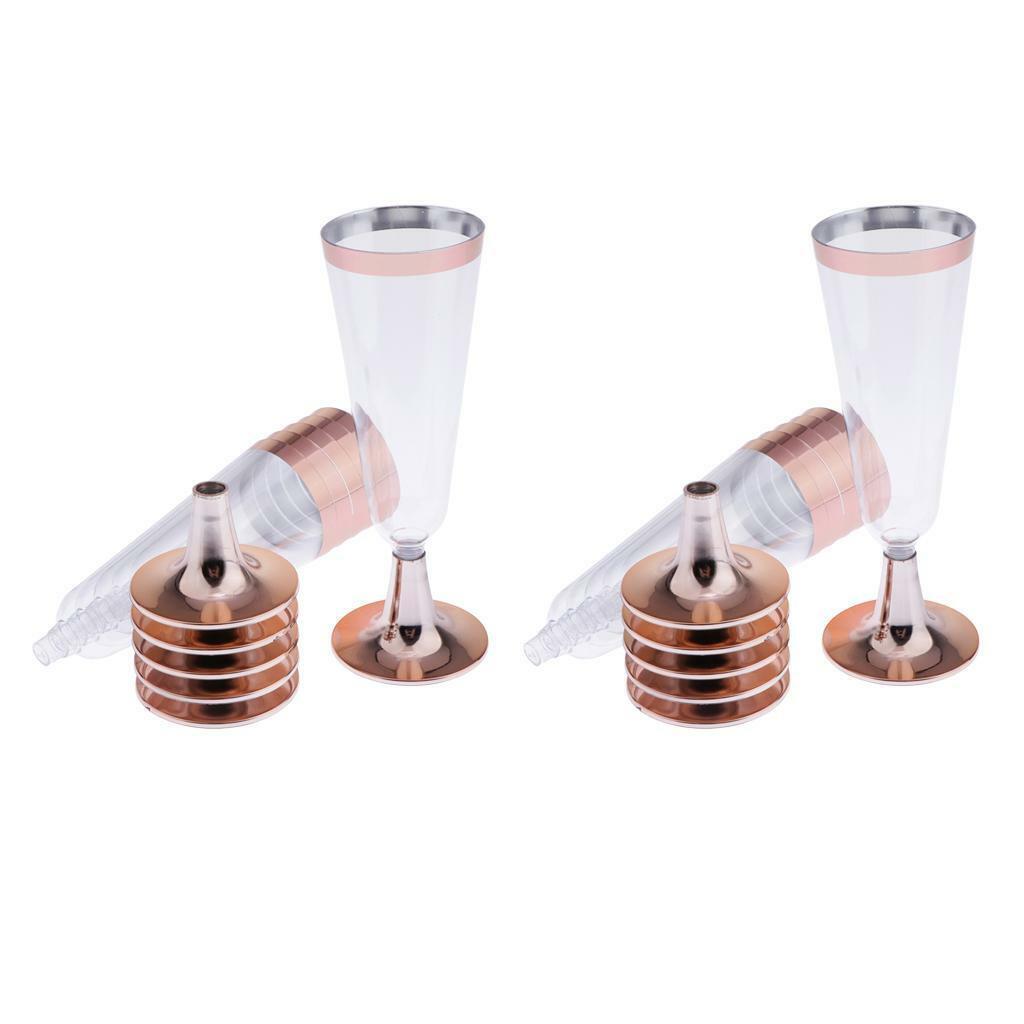 12 Pieces Elegant Champagne Cups for Party Banquet  Dinning Hall