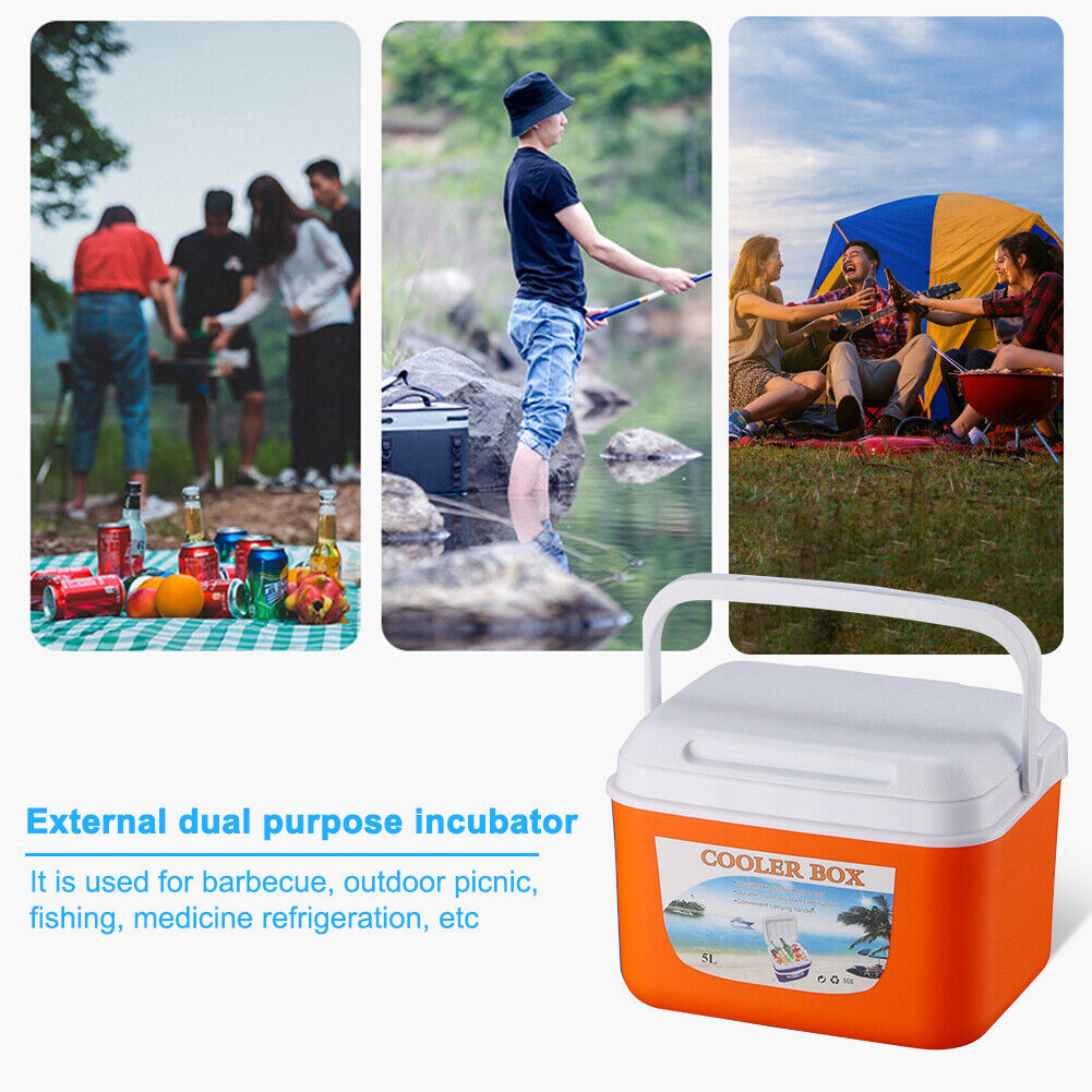 5L Refrigerator Outdoor Picnic Freezer Heat Preservation Portable Icebox
