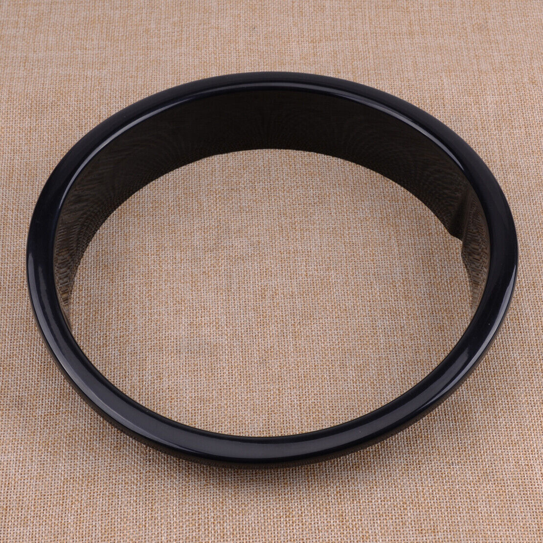 2pcs Headlight Head Lamp Ring Bezel Cover Trim Fit For Jeep Wrangler TJ 1997-06