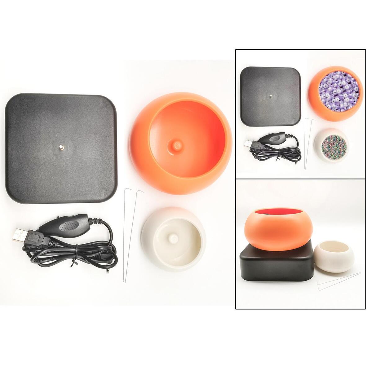 Bead Spinner Accessories 2 Beading Bowls Handsfree for Bracelet Spinnings